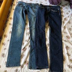 524 low rise Levi jeans in EUC